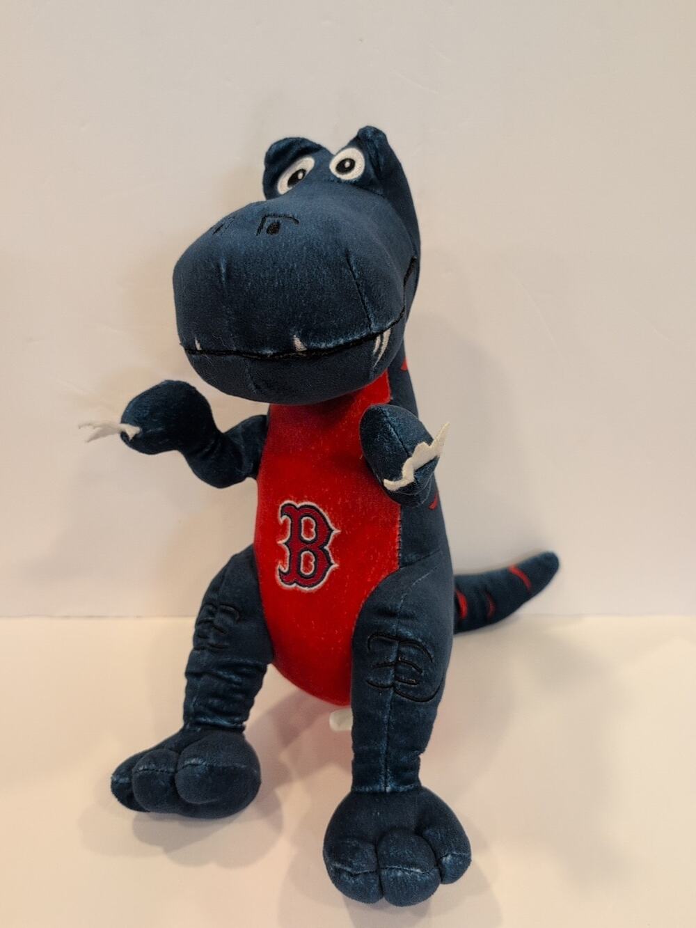 Boston‎ Red Sox T-Rex Stuffed Animal 12 Inch. Blue & Red